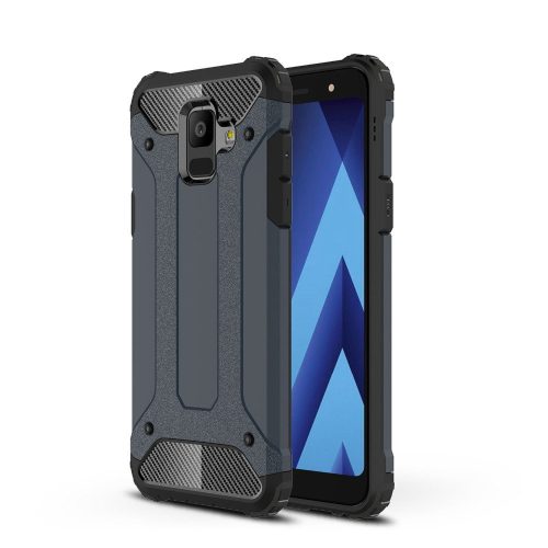 Hybrid Armor Tough Rugged Samsung Galaxy J6 (2018) ütésálló hátlap, tok, sötétkék