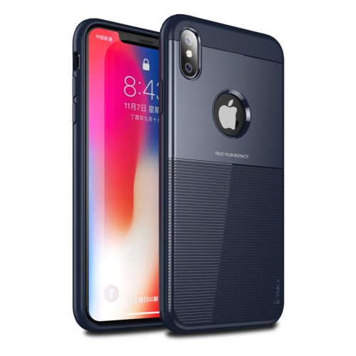 iPaky Shield iPhone XS Max hátlap, tok, kék