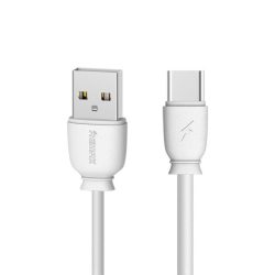   Remax Suji RC 134a USB - USB Type-C adat- és töltőkábel, 2.1A, 1m, fehér