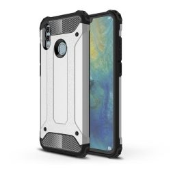   Hybrid Armor Tough Rugged Huawei P Smart (2019) ütésálló hátlap, tok, ezüst