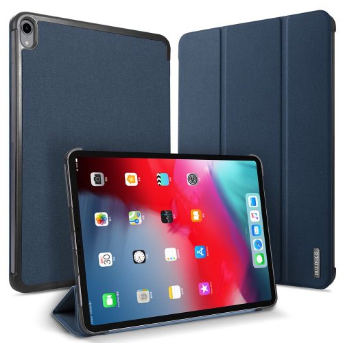 Dux Ducis Domo Series iPad Pro 11 (2018) oldalra nyíló smart tok, kék