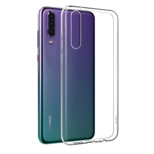 Huawei P30 Super Slim 0.5mm szilikon hátlap, tok, átlátszó