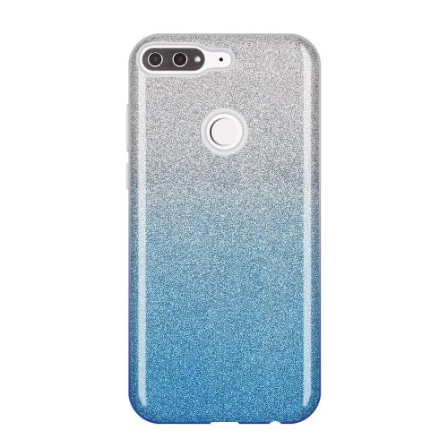 Wozinsky Glitter Case Shining Cover Huawei Y7 Prime (2018) hátlap, tok, kék