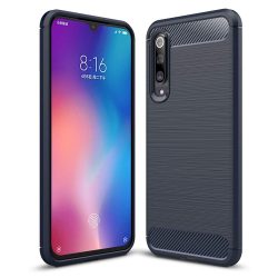 Carbon Case Flexible Xiaomi Mi 9 hátlap, tok, kék