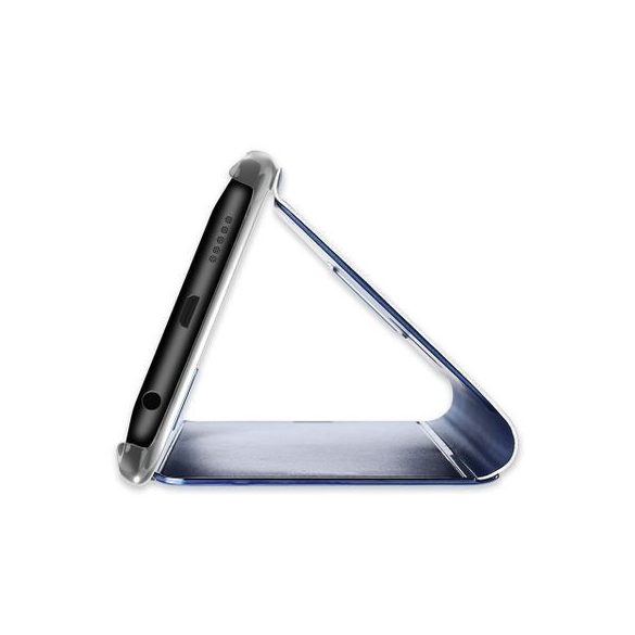 Clear View Case cover Samsung Galaxy S10e oldalra nyíló tok, ezüst