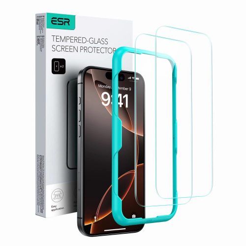 ESR edzett üvegfólia tempered glass 2-PACK IPHONE 16 PLUS CLEAR