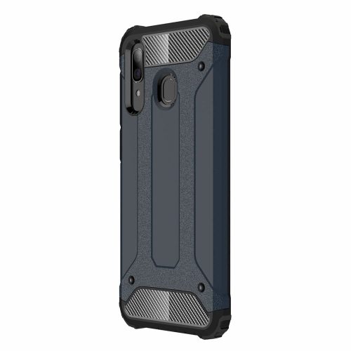 Hybrid Armor Tough Rugged Samsung Galaxy A30 ütésálló hátlap, tok, kék