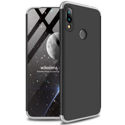   Full Body Case 360 Xiaomi Redmi 7 hátlap, tok, fekete-ezüst