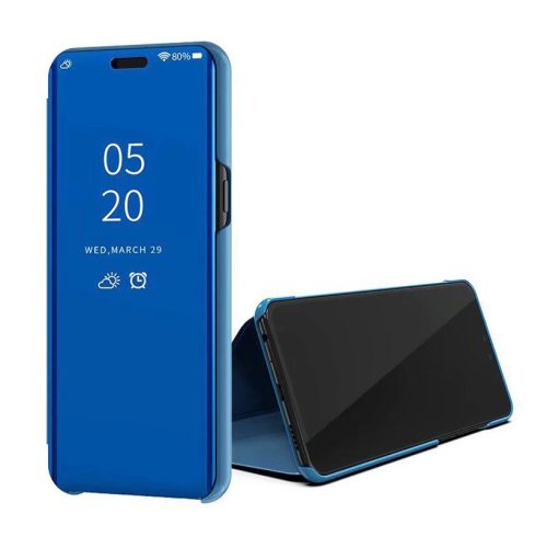 Clear View Case cover Xiaomi Redmi Note 7 oldalra nyíló tok, kék