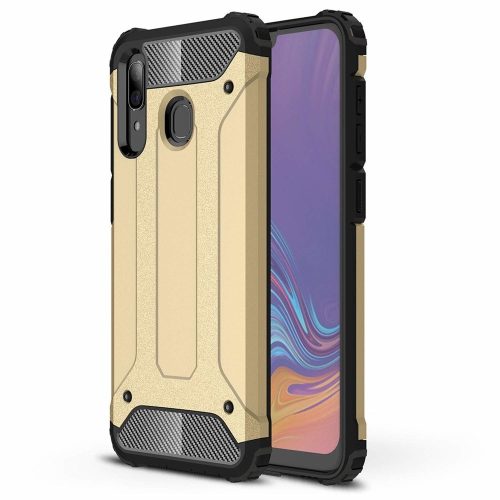 Hybrid Armor Tough Rugged Samsung Galaxy A30 ütésálló hátlap, tok, arany