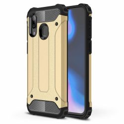   Hybrid Armor Tough Rugged Samsung Galaxy A50 ütésálló hátlap, tok, arany