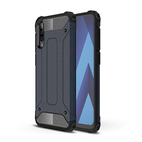 Hybrid Armor Tough Rugged Samsung Galaxy A70 ütésálló hátlap, tok, kék