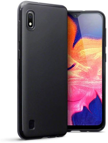 Samsung Galaxy A10 Soft Matt szilikon hátlap, tok, fekete