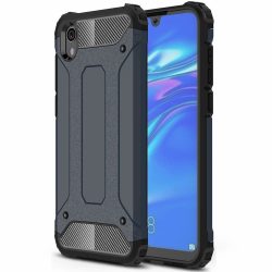   Hybrid Armor Tough Rugged Xiaomi Redmi 7A ütésálló hátlap, tok, sötétkék