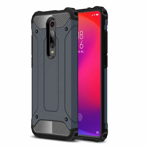 Hybrid Armor Tough Rugged Xiaomi Mi 9T Pro/Mi 9T ütésálló hátlap, tok, kék