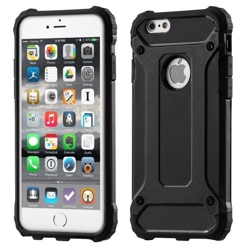 Hybrid Armor Tough Rugged iPhone 11 Pro ütésálló hátlap, tok, fekete