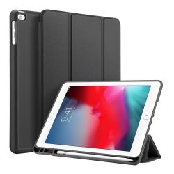   Dux Ducis Osom Series iPad 9.7 (2017/2018) oldalra nyíló TPU smart tok, fekete