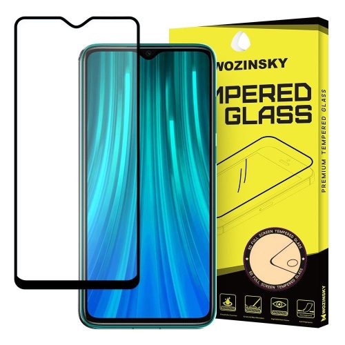 Wozinsky Xiaomi Redmi 8 Glass Screen 5D Full Glue teljes kijelzős edzett üvegfólia (tempered glass), 9H keménységű, tokbarát, fekete