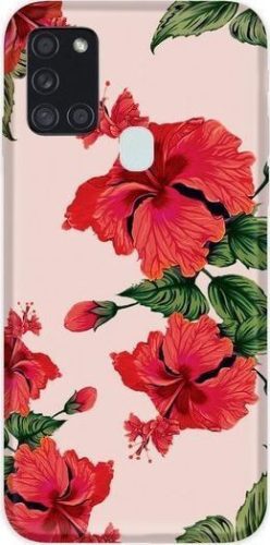 Casegadget Samsung Galaxy A71 5G pipacsok mintás, hátlap, tok, színes