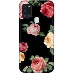   Casegadget Samsung Galaxy A71 5G rózsák mintás, hátlap, tok, színes