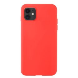   Silicone Flexible Rubber iPhone 11 szilikon hátlap, tok, piros