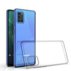 Case Slim Samsung Galaxy A31 2mm szilikon hátlap, tok, átlátszó