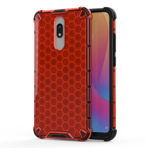 Xiaomi Redmi 8A Honeycomb Case ütésálló hátlap, tok, piros