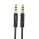 Dudao L12 AUX 3.5mm jack audió kábel, 1.7m, fekete