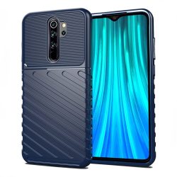   Armored Thunder Xiaomi Redmi Note 8 Pro ütésálló hátlap, tok, sötétkék