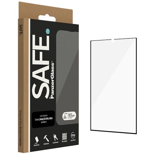 SAFE by PanzerGlass Sam S23 Ultra képernyővédő, fekete SAFE95319