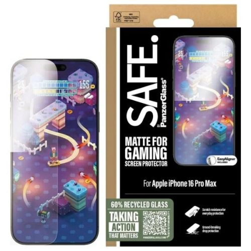 SAFE by PanzerGlass iPhone 16 Pro Max 6.9" Gaming Screen Protector Ultra-Wide Fit SAFE95889