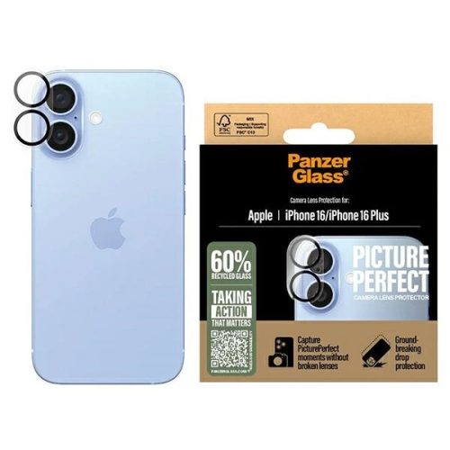 PanzerGlass PicturePerfect Lens Protector iPhone 16 6.1" / 16 Plus 6.7" 1279