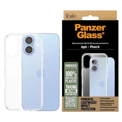 PanzerGlass HardCase iPhone 16 6.1" átlátszó/átlátszó 1287