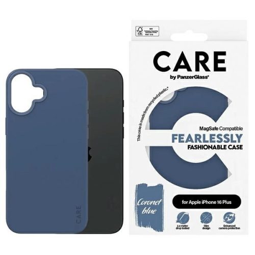 CARE by PanzerGlass Fashion Case iPhone 16 Plus 6.7" tok, kék MagSafe 1383