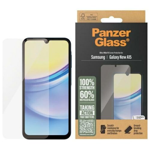 PanzerGlass Ultra-Wide Fit Samsung Galaxy A16 / A16  5G teljes kijezős edzett üvegfólia