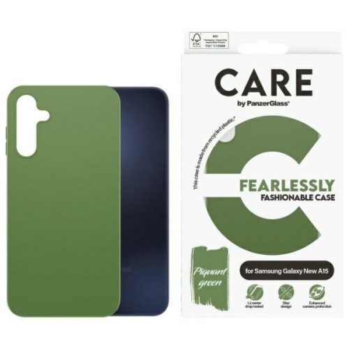 CARE by PanzerGlass Fashion Case Samsung Galaxy A16  / A16 5G tok, zöld