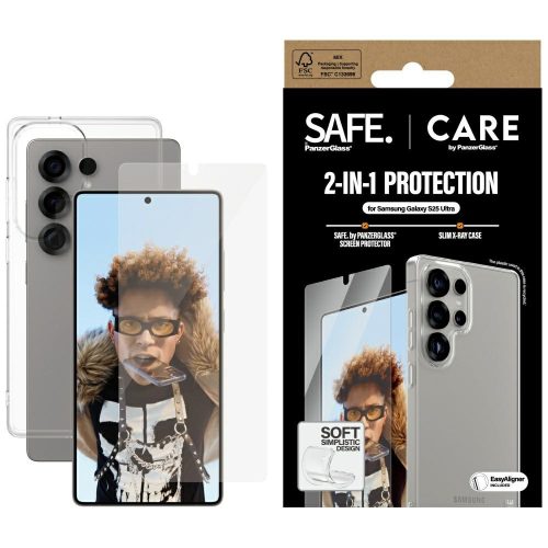 CARE by PanzerGlass Fashion 2in1 tok és edzett üvegfólia Samsung Galaxy S25 Ultra