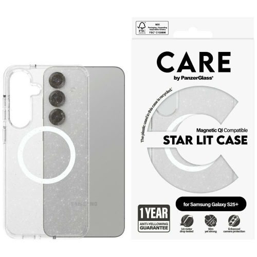 CARE by PanzerGlass Flagship Urban Combat QI Samsung Galaxy S25 Plus tok, fehér