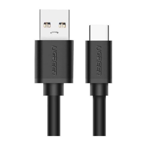 Ugreen USB/USB-C adat- és töltőkábel, 3.0 gyorstöltés, 3A, 2m, fekete