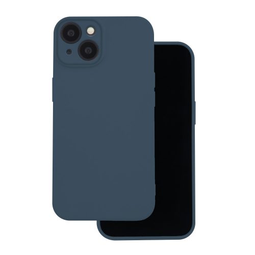 Silicone Case hátlap, tok iPhone 15 Plus 6,7", sötétkék