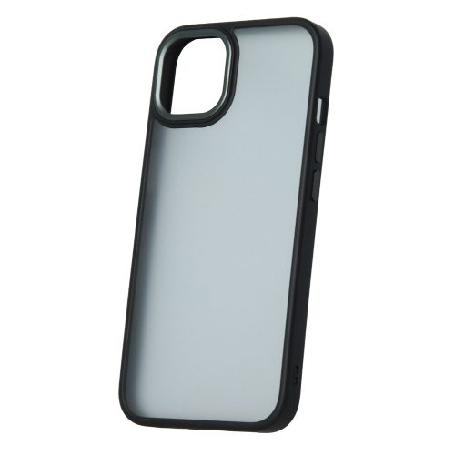 Satin Matt Case hátlap, tok iPhone 15 Plus 6,7", fekete