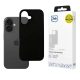 3MK Silicone Case iPhone 16 6.1" tok, fekete