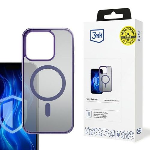 3MK Frosty MagCase iPhone 16 Pro Max tok, lila