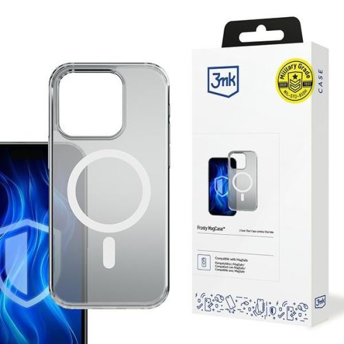 3MK Frosty MagCase iPhone 16 Pro Max tok, fehér