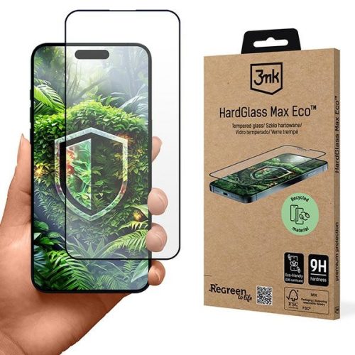 3MK HardGlass Max Eco iPhone 16 Pro Max, GRS CU 1304127