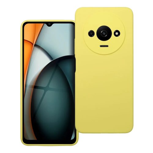 Case SILICONE 2mm for XIAOMI REDMI A3 4G tok, sárga