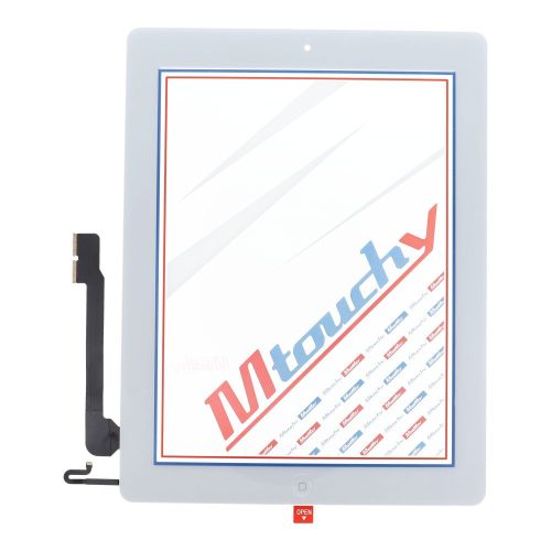 MUSTTBY Érintőképernyő + hátlapi matrica + Home iPAD 4 (fehér)