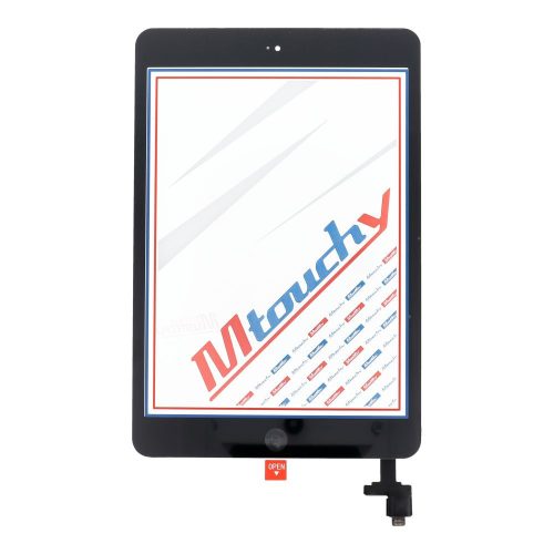 MUSTTBY Érintőképernyő + hátlapi matrica + Home iPAD mini 1 (fekete)