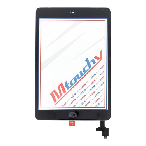 MUSTTBY Érintőképernyő + hátlapi matrica + Home iPAD Mini2 (fekete)