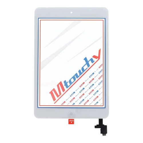 MUSTTBY Érintőképernyő + hátlapi matrica + Home iPAD Mini2 (fehér)